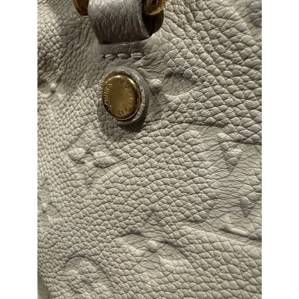 Louis Vuitton Empreinte LV Monogram Leather Lumineuse PM Tote Bag Neigo Creme